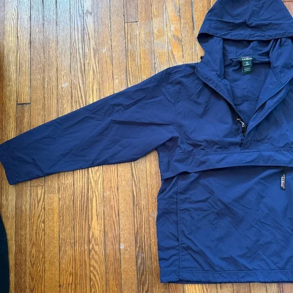 L.L.Bean Mountain Classic Anorak Pullover Lightweight Y2K Vintage Jacket - Picture 6 of 14